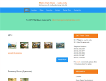 Tablet Screenshot of metroparkhotelcebu.com